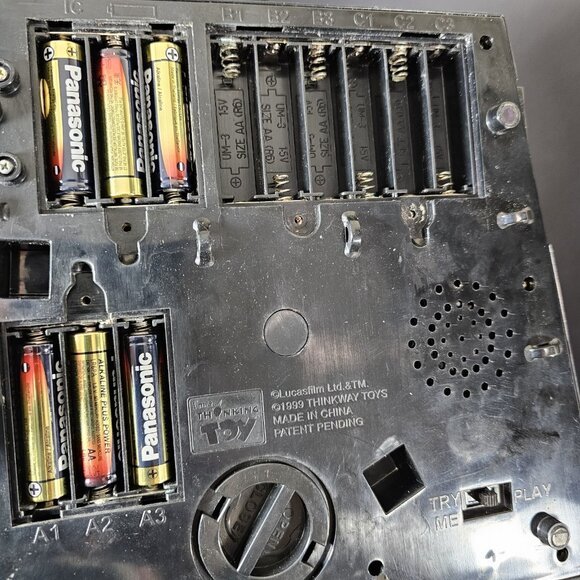 Tested STAR WARS 1999 Interactive Set, Darth Maul,Obi-Wan Kenobi Coin Banks VTG - Picture 17 of 17